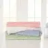 Double Layer Feathered Faux Fur Blanket - White