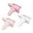 HappyPaci One-Piece Silicone Pacifier 3 Pack - Lt. Pink/Pink/White