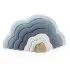 Rainbow Puzzle Cloud - Blue