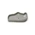 Silicone Snack Plate - Rhino/Silver Grey
