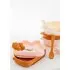 Silicone Snack Plate - Bunny/Blush Pink
