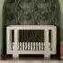 Yuzu 8 in 1 Convertible Crib with All Stages Conversion Kit - Washed Natural/Black