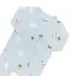 Printed Zippered Footie - Ice Rabbit