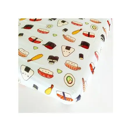 Luxe Fitted Crib Sheet Sushi