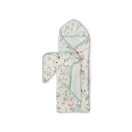 Hooded Towel Set Llama