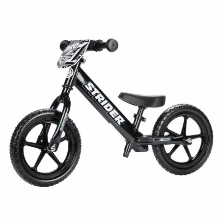 Strider 12 Pro Balance Bike - Black