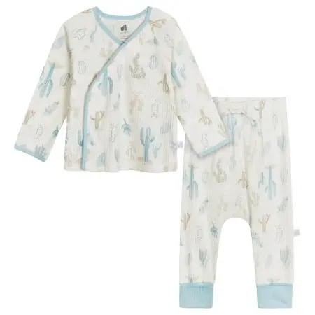 Just Born - 2 Piece Pant + Shirt - Desert Cactus