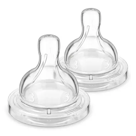 Avent Anti-colic Bottle Flow 3 Nipple 2pk PASCY76302 075020093974