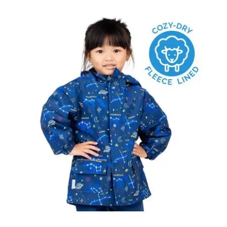 Cozy-Dry Rain Jacket - Constellations