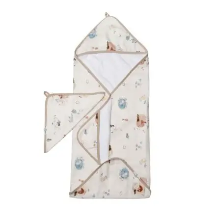 Hooded Towel Set - Cozy Forest