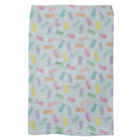 Loulou Lollipop Muslin Swaddle Blanket - Gummy Bear