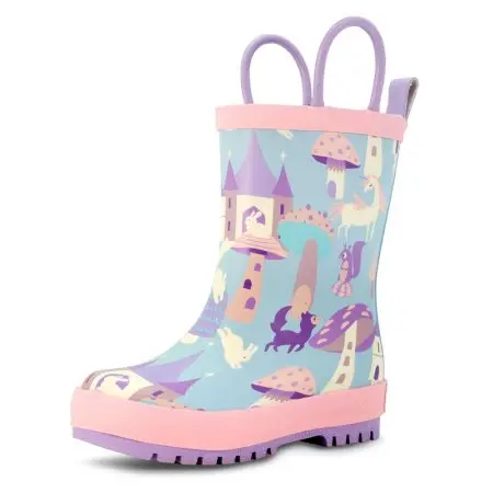 Jan & Jul Puddle Dry Rain Boots Enchanted