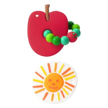 Loulou Lollipop	Teether Set - Apple and Sun	TRSAPS_EC 825754035333 Tjskids.com
