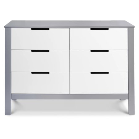 Colby 6 Drawer Dresser - Grey/White