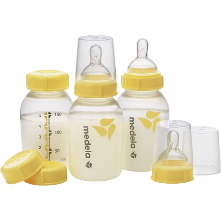 Medela 150ml Breast Milk Bottle with Nipple 3 pack