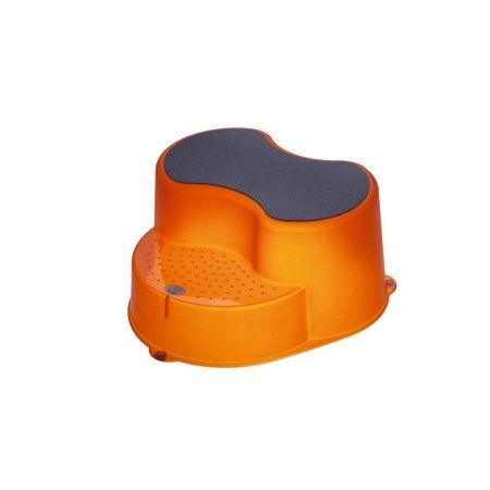 Rotho Babydesign Translucent Step Stool Orange 20005 4250226034716 Tjskids.com