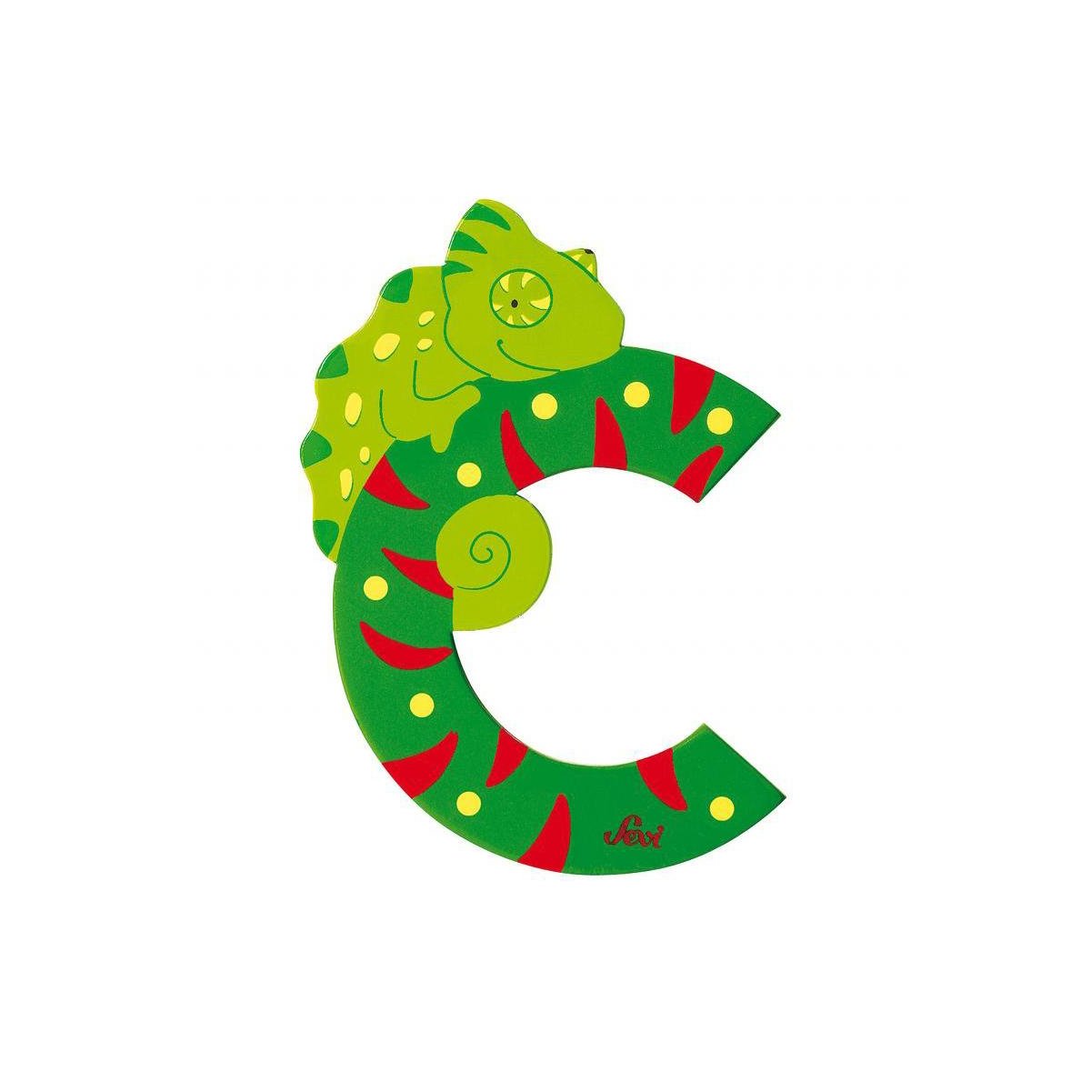 Animal Wooden Letter - C