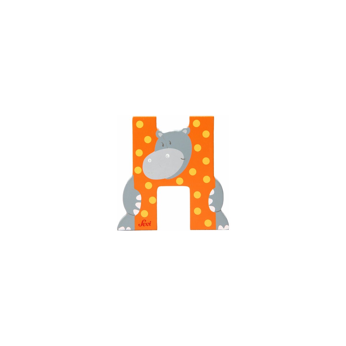 Animal Wooden Letter - H