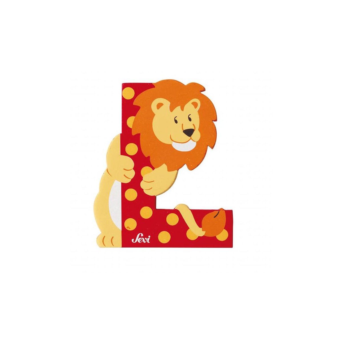 Animal Wooden Letter - L
