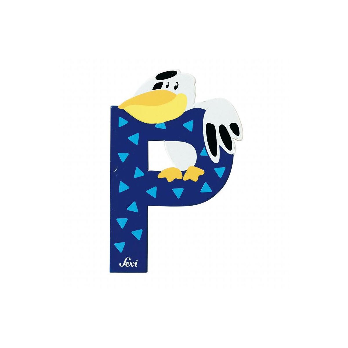 Animal Wooden Letter - P