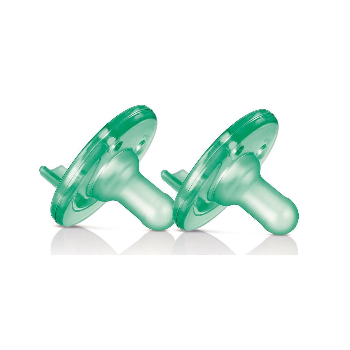 Soothie Pacifier 0 - 3 M - Green 2 Pack