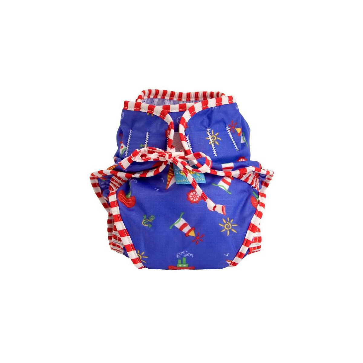 Reusable Swimsuit Diaper Sailboats