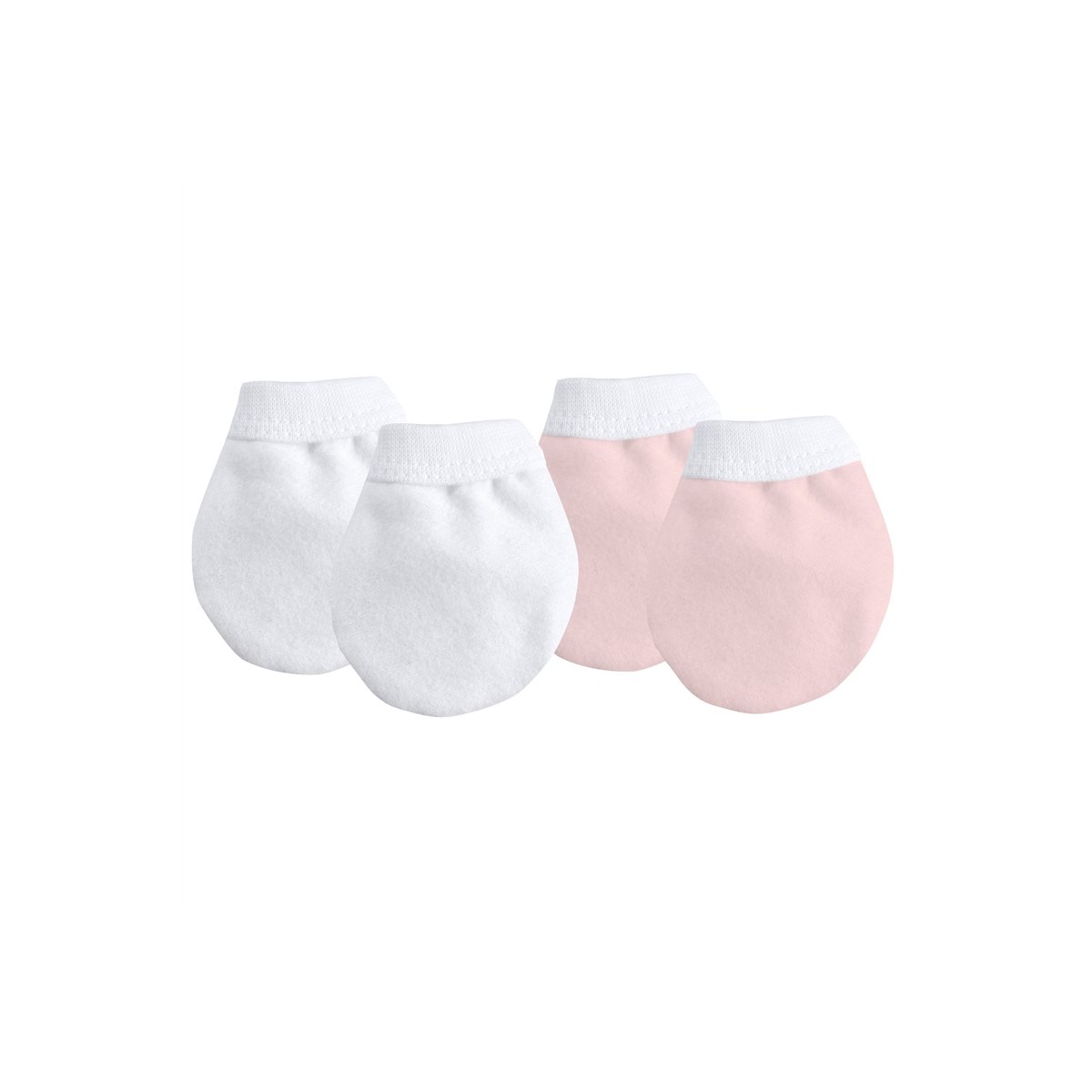 Flannel No Scratch Mittens - Girl Color