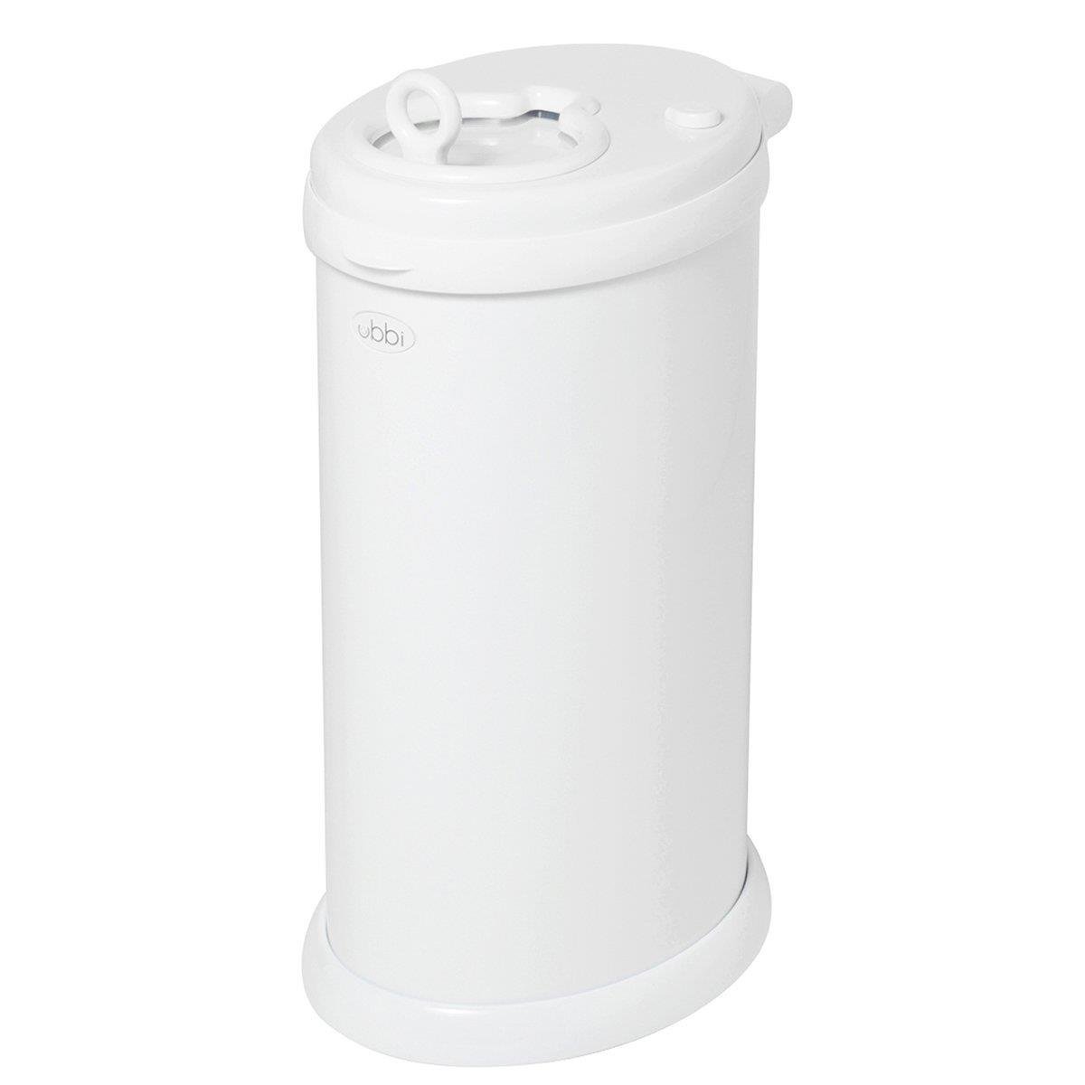 Stainless Steel Diaper Pail - White