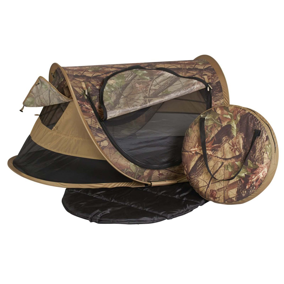 Peapod Plus Travel Bed Camo