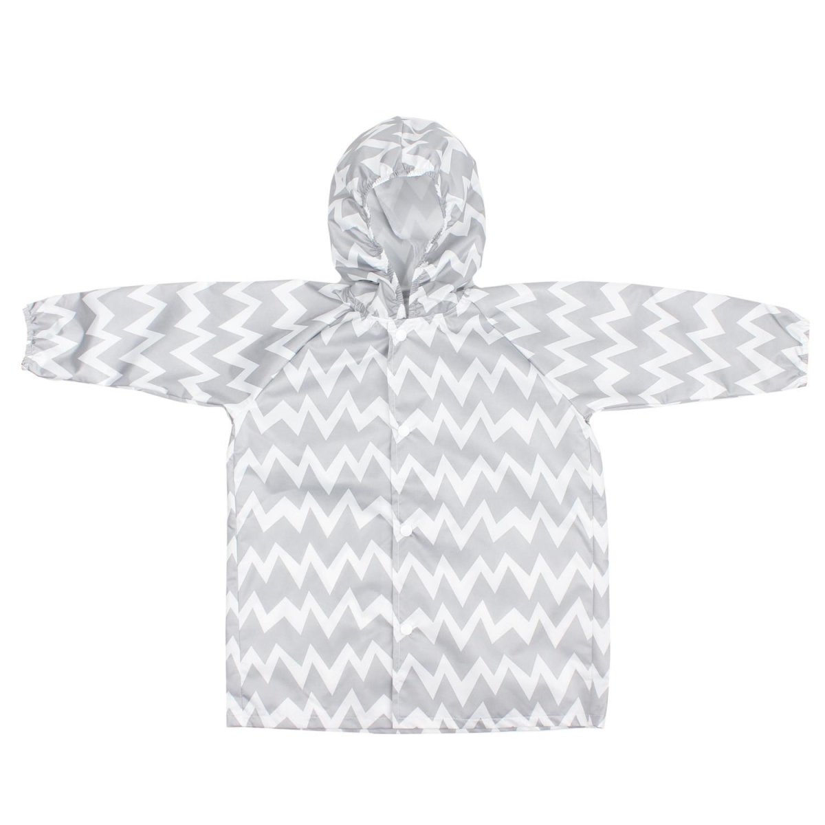 Rain Jacket - Grey Chevron Medium
