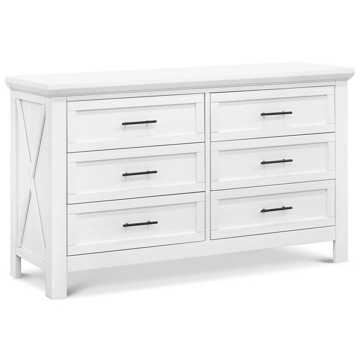 Emory Farmhouse Double Dresser - Linen White