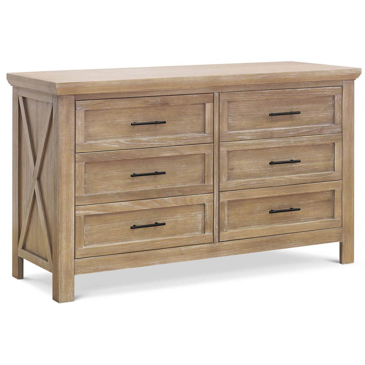 Emory Farmhouse Double Dresser - Driftwood