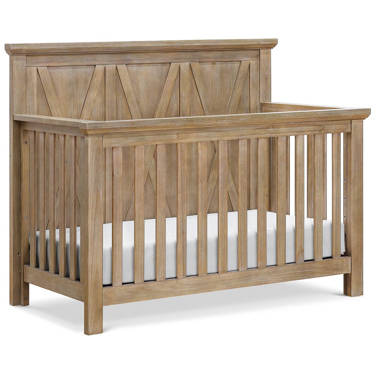 Emory Farmhouse 4 In 1 Convertible Crib - Driftwood