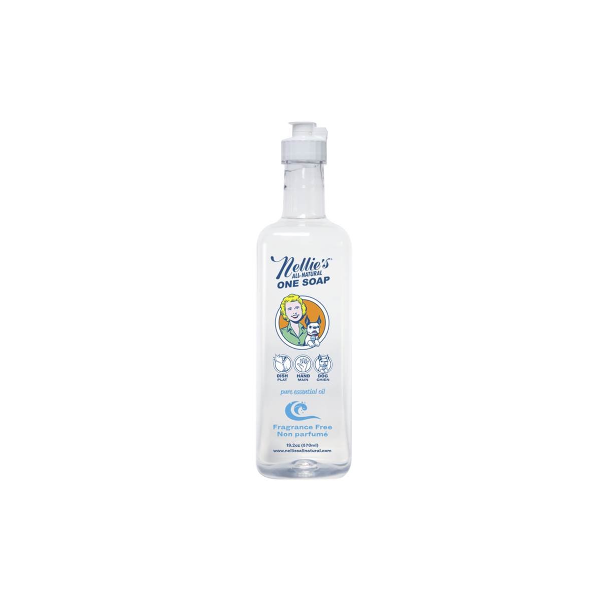 One Soap Fragrance Free 570mL