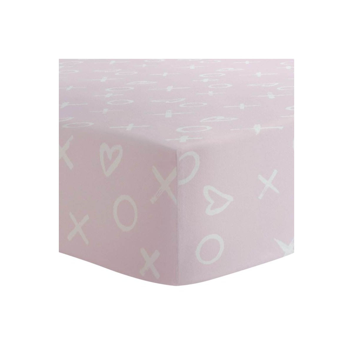 Flannel Bassinet Sheet - Pink Xoxo