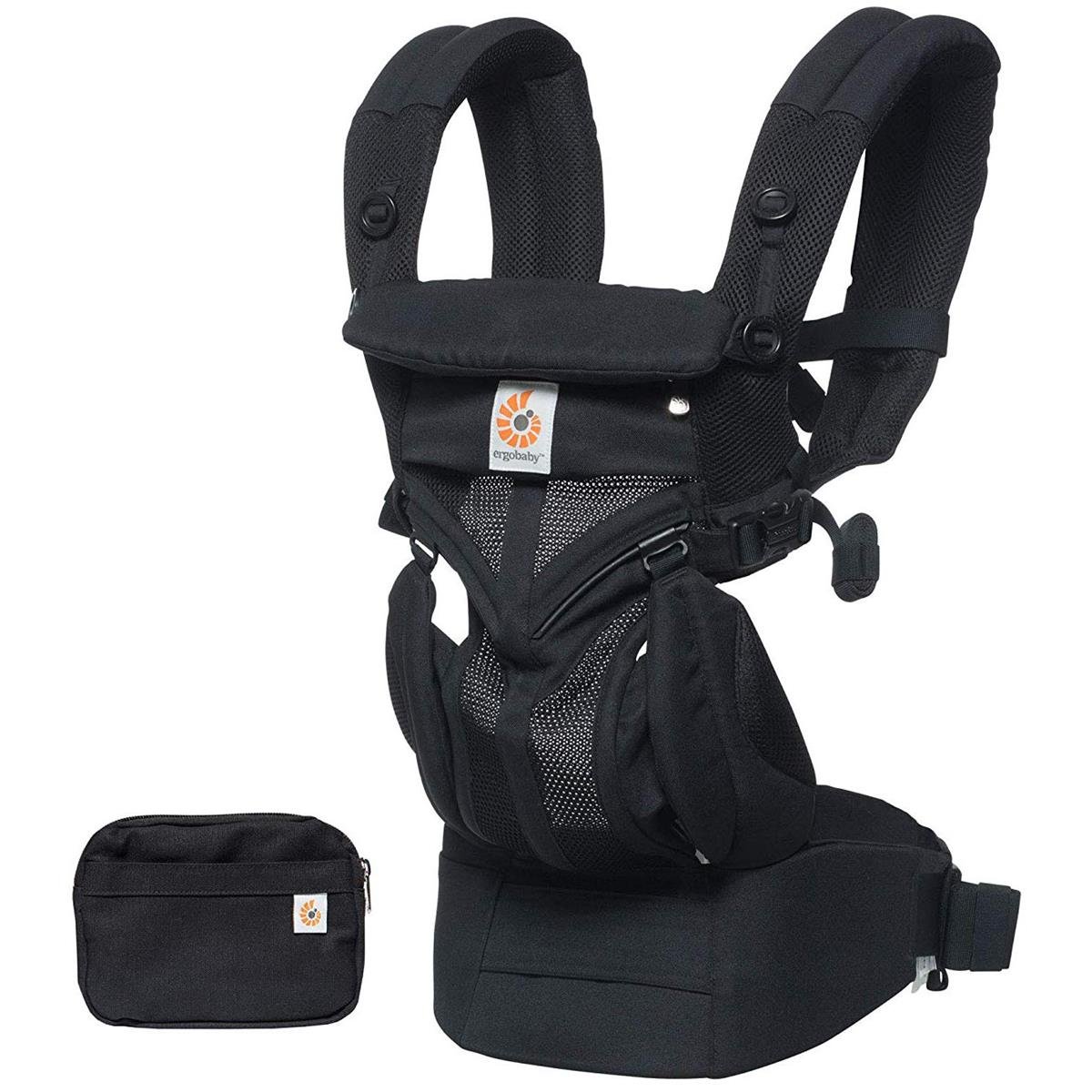 4 Position Omni 360 Baby Carrier Cool Air Mesh - Onyx Black
