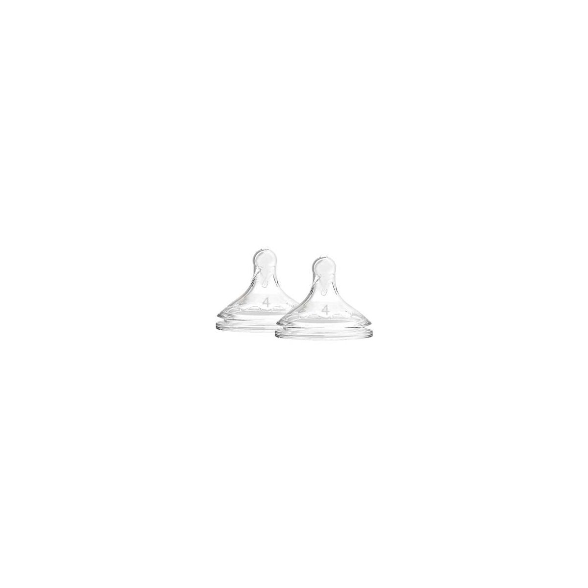 Options+ Wide Neck Level 4 Nipple 2 Pack
