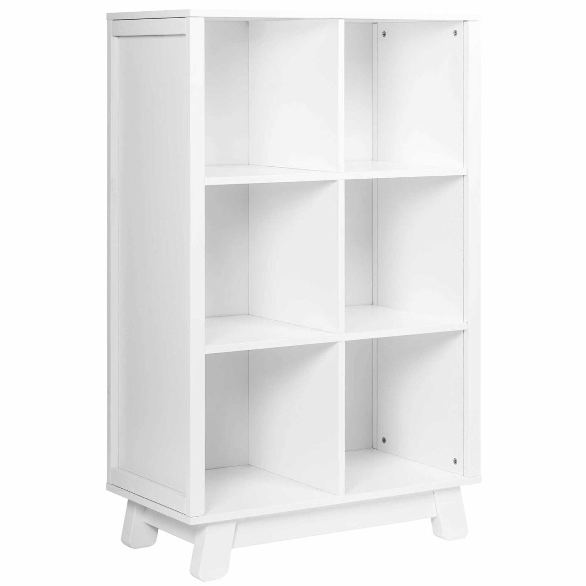 Hudson Cubby Bookcase White