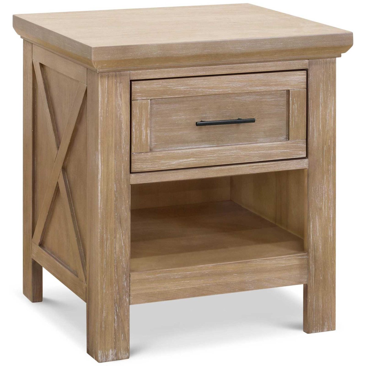 Emory Farmhouse Nightstand - Driftwood