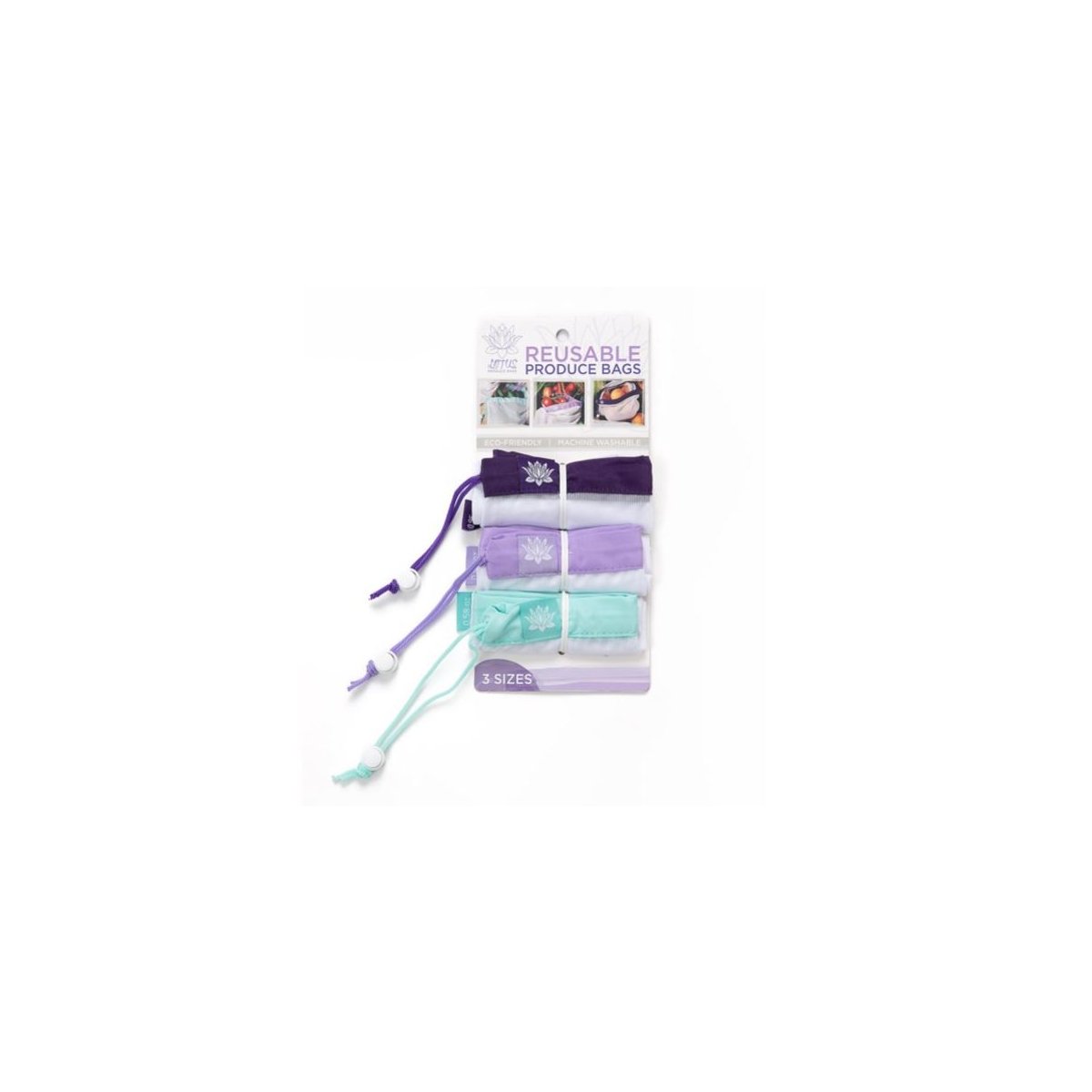 3 Pc Reusable Produce Bags