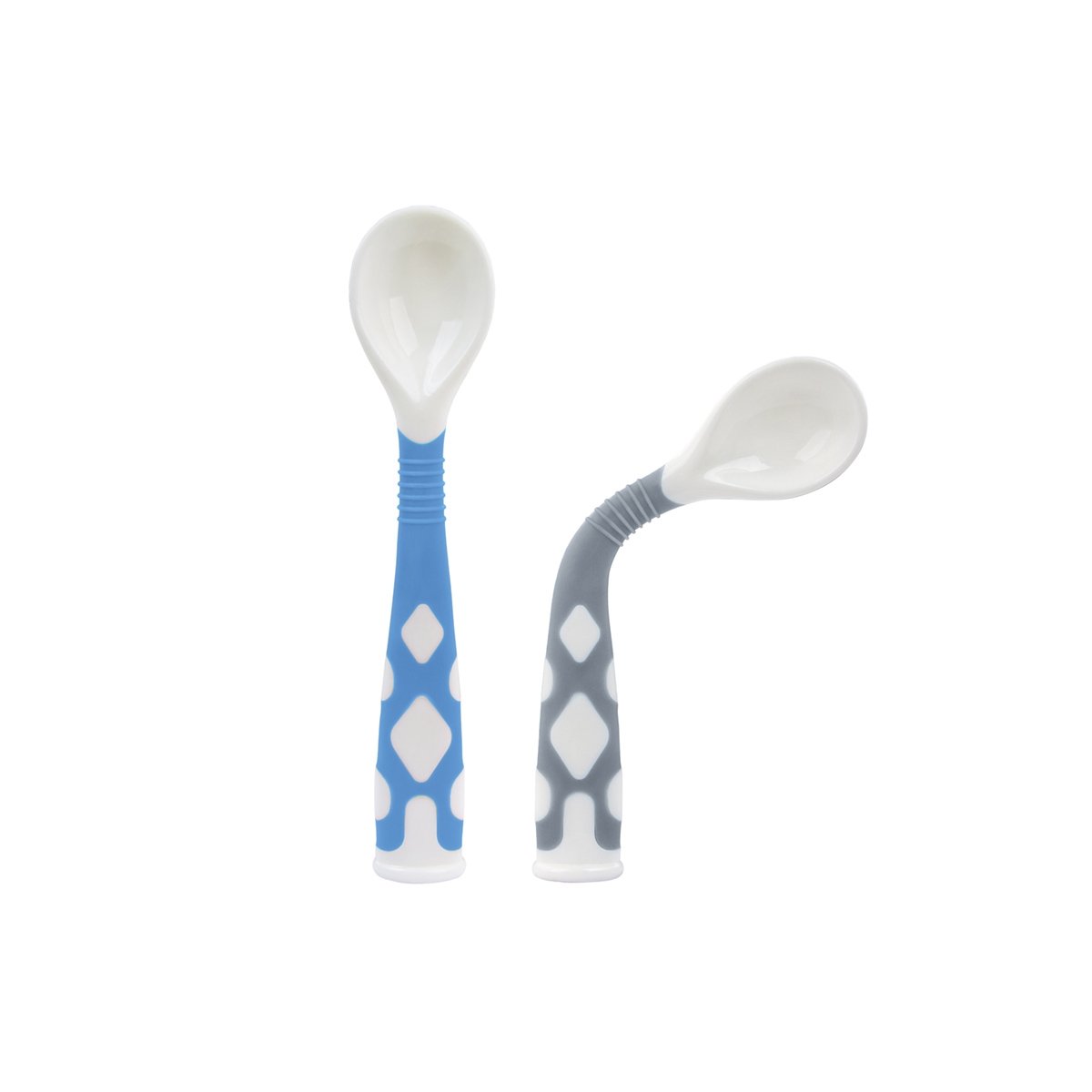 Silibend Bendable Spoon - Blue/Grey