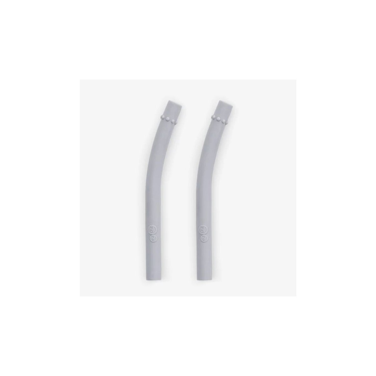 Mini Cup + Straw Training System Straw Replacement 2-pack Pewter