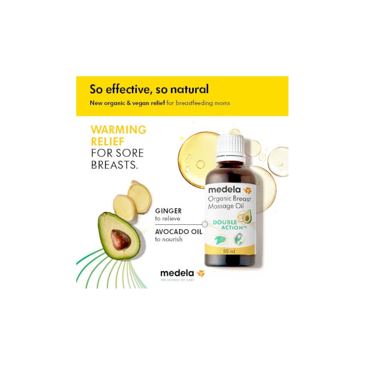 Organic Breast Massage Oil 50 ml