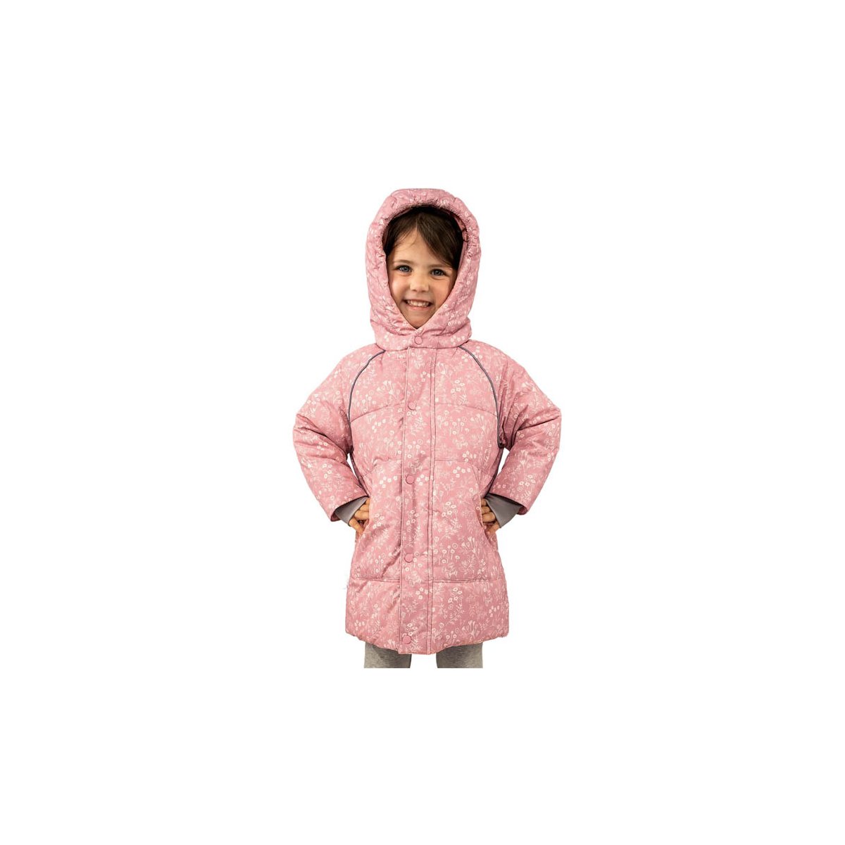 Toasty-Dry Puffy Coat - Prairie Flowers (Waterproof)