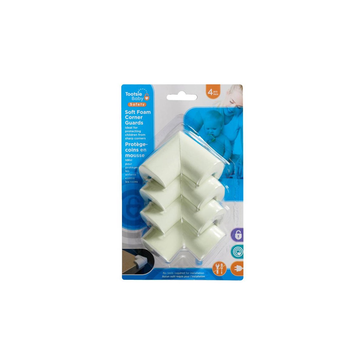 Soft Foam Corner Guards - 4 Pack