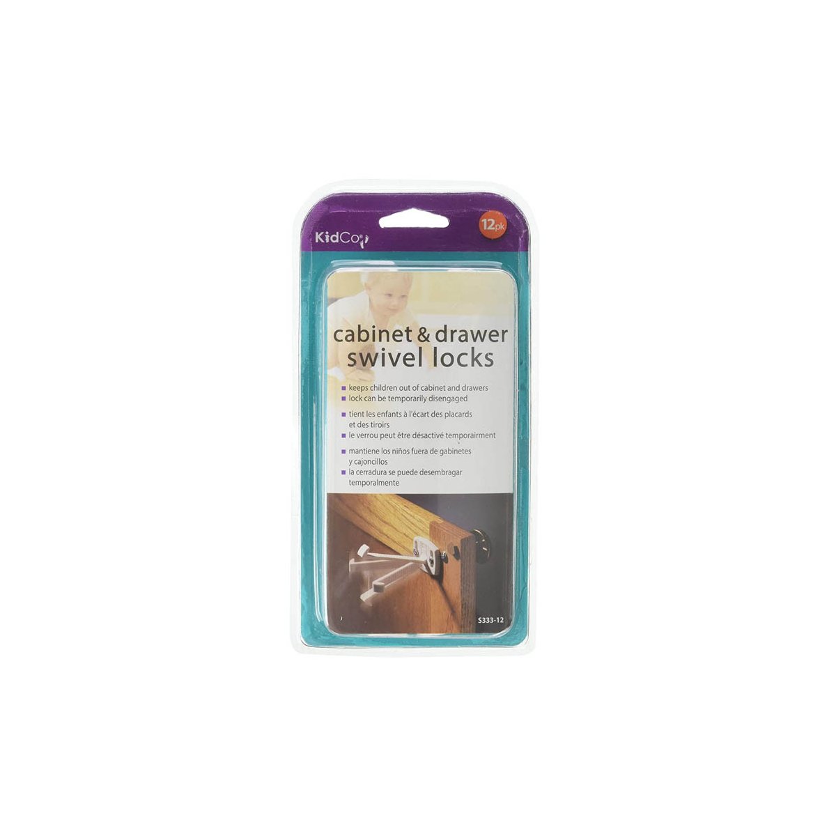 Swivel Cabinet N Drawer Lock 12 Pack