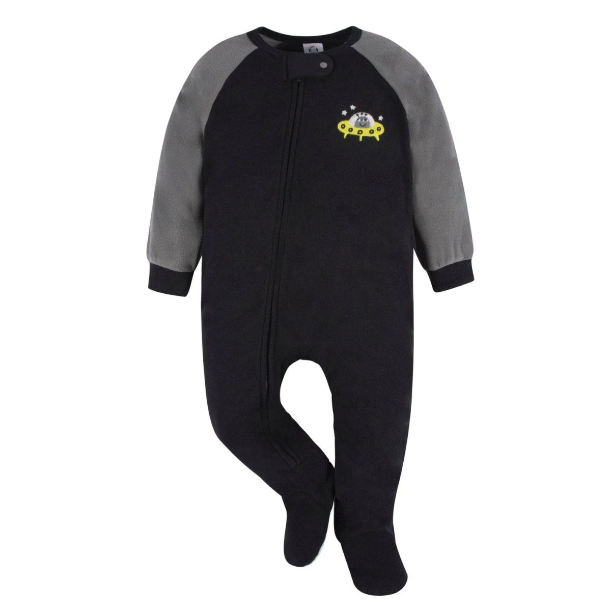 2-Pack Footed Blanket Fleece Sleepers - Space