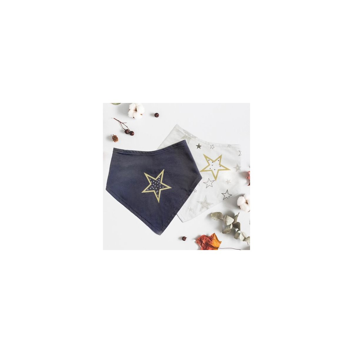 Bandana Bib 2 Pack - Star