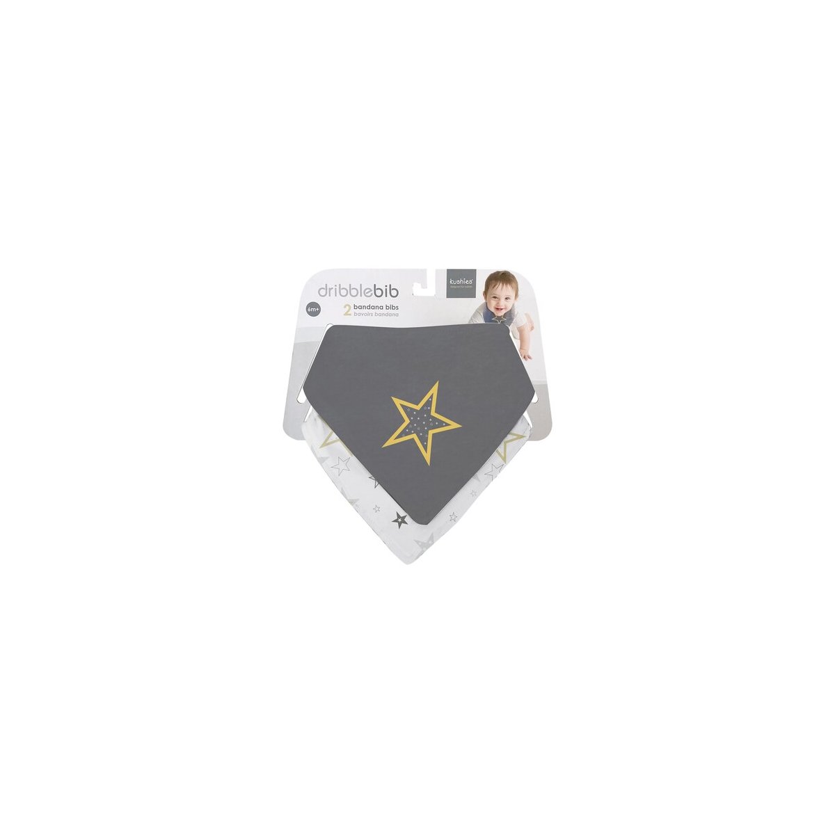 Bandana Bib 2 Pack - Star