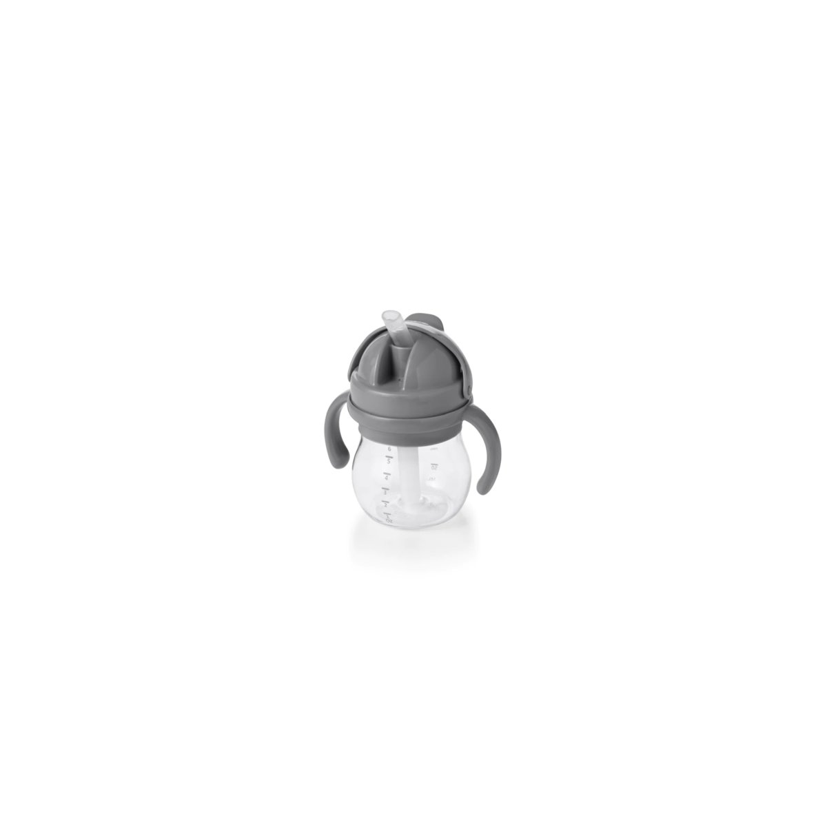 Straw Cup With Handles 6 oz. - Grey